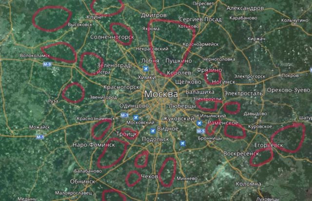 Where morels grow in the Moscow region: mushroom map