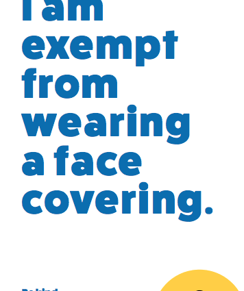 Who is exempt from wearing face masks?