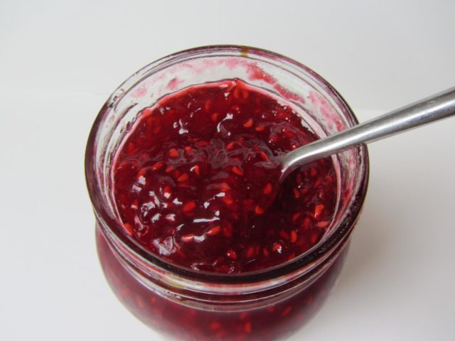 Wild raspberry jam for the winter