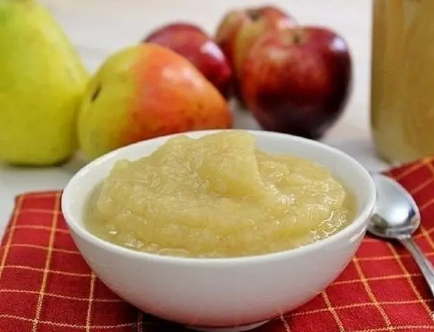 Winter pear sauce for meat