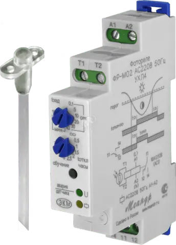 Wiring diagram for photorelay for street lighting