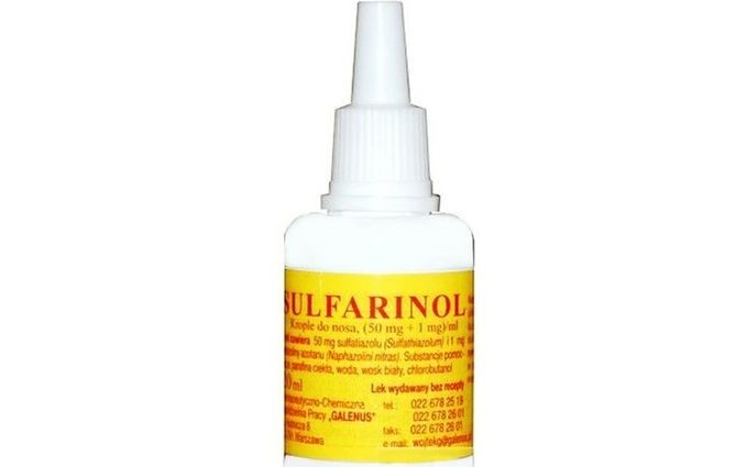 Withdrawal of several series of Sulfarinol nasal drops