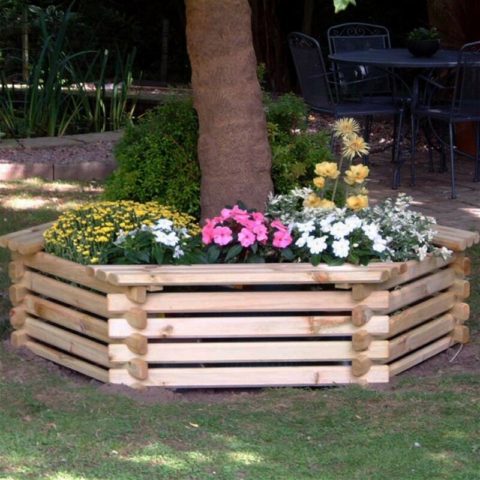 Wooden flowerbeds: original and unusual ideas + making guide