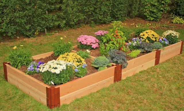 Wooden flowerbeds: original and unusual ideas + making guide