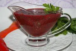 Yellow cherry plum tkemali sauce 