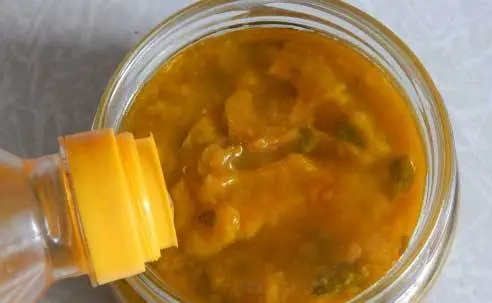 Yellow cherry plum tkemali sauce 