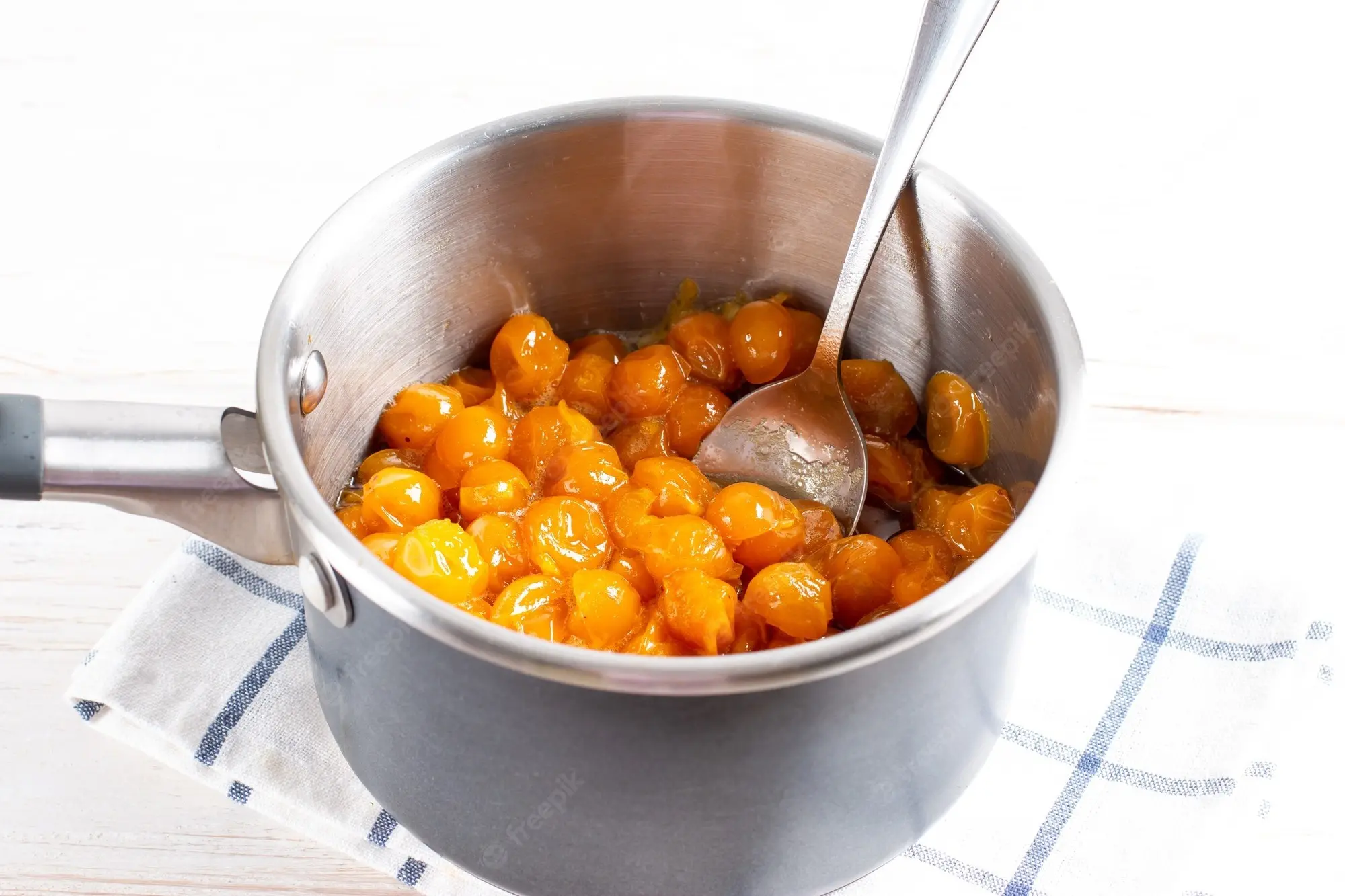 Yellow cherry plum tkemali sauce 