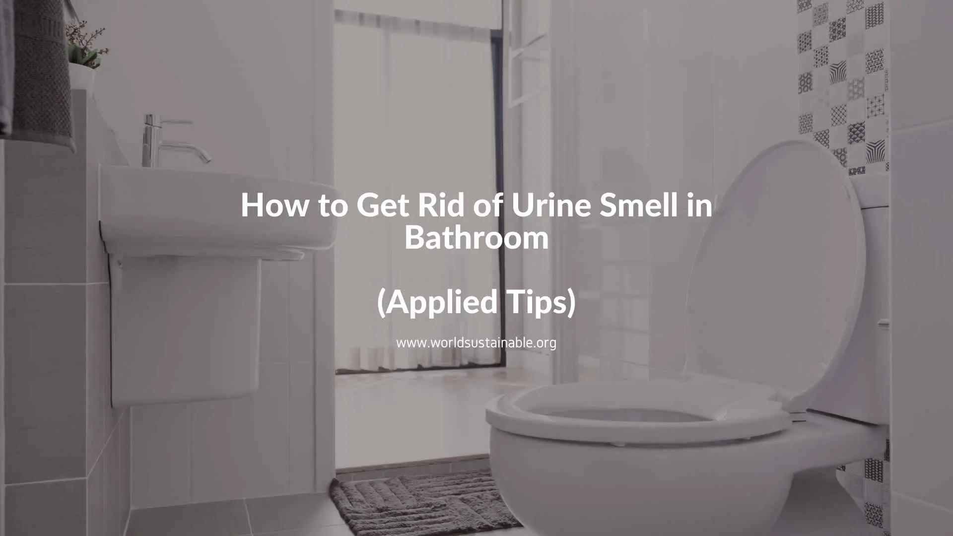 You will feel the alarm signal in the toilet. Pay attention to the smell of urine