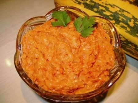 Zucchini caviar without tomato paste for the winter