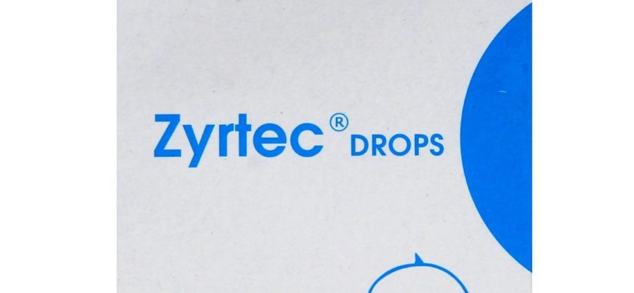 Zyrtec Drops &#8211; composition and dosage. Side effects of using Zyrtec drops