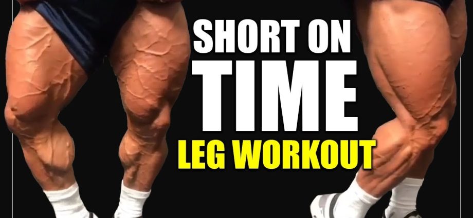 An effective way to pump up your legs &#8211; the best exercises