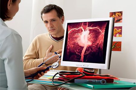 Atherosclerosis of the aorta of the heart