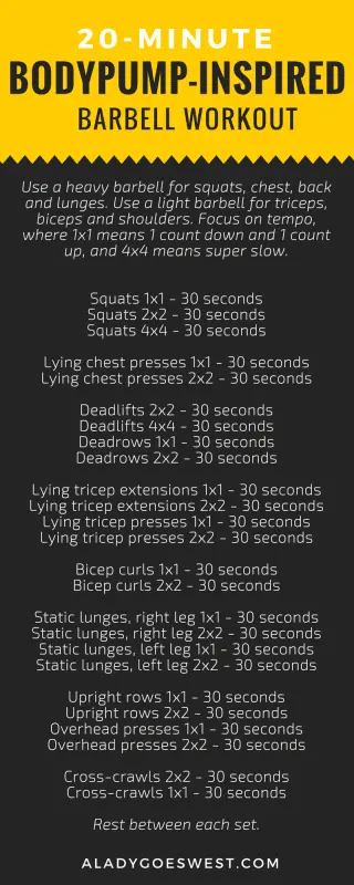 Barbell Workouts (Pump)