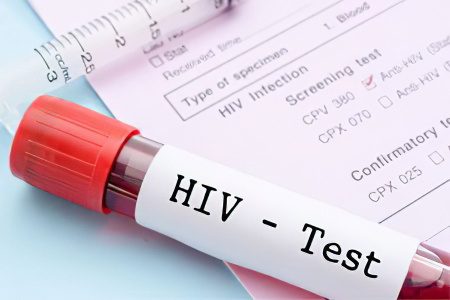 Blood test for HIV and hepatitis