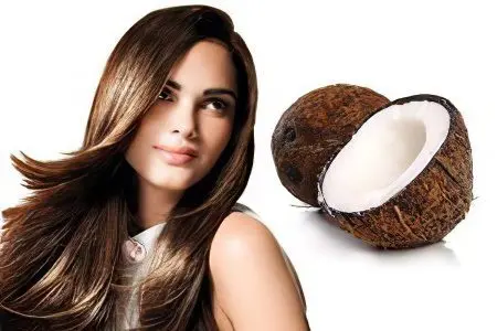 Coconut oil hair mask