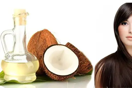 Coconut oil hair mask