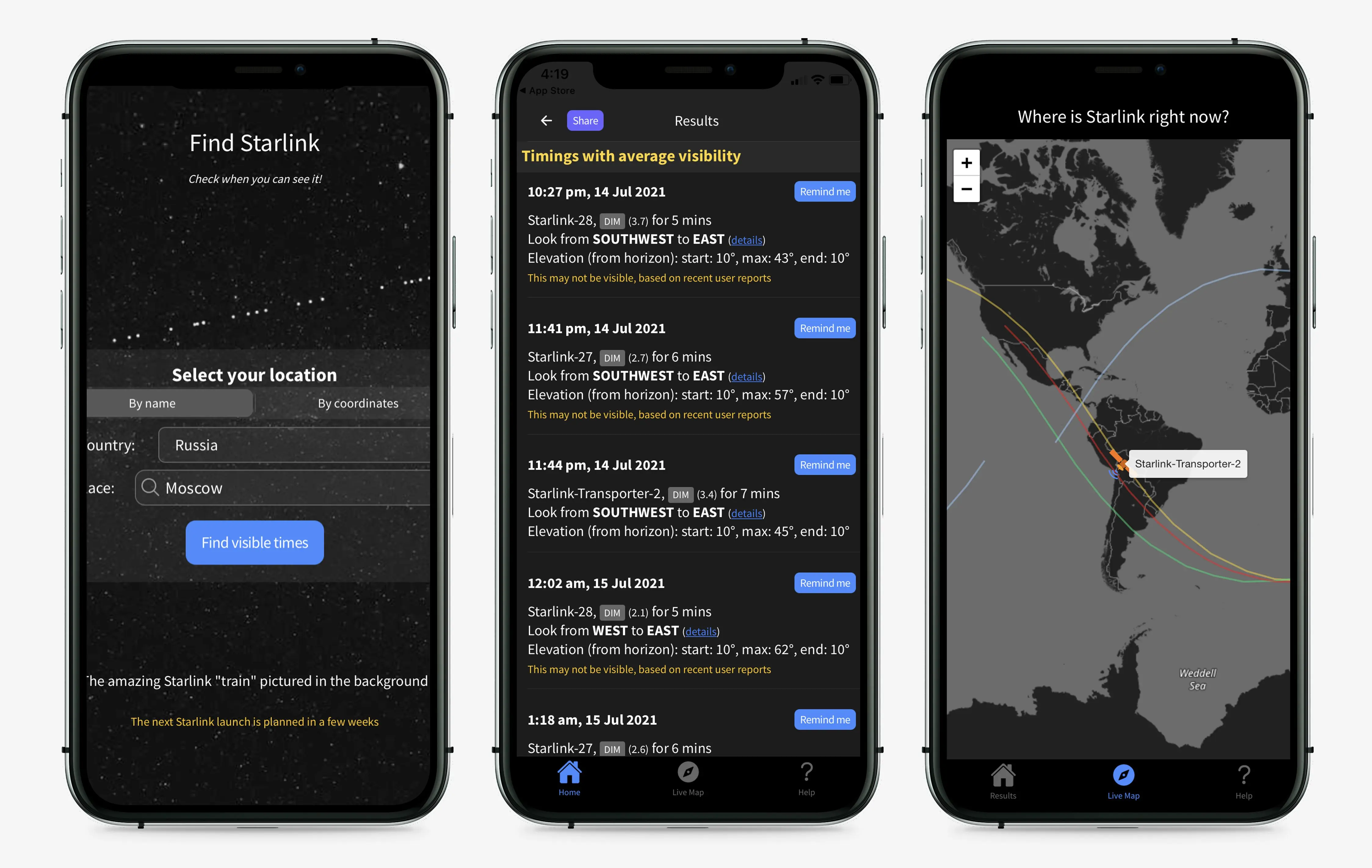 Elon Musks satellites have reached our country: how to monitor Starlink