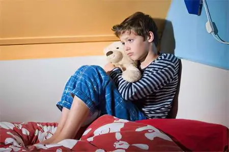 Enuresis in teenagers at night