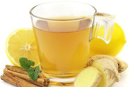 Ginger with lemon and honey for immunity