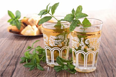 How useful is mint tea and who can drink it?