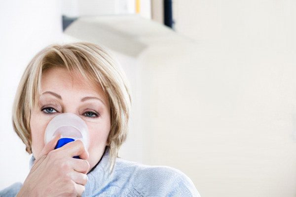 Inhalation for adenoids with a nebulizer