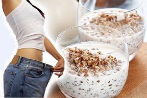 Kefir-buckwheat diet for weight loss