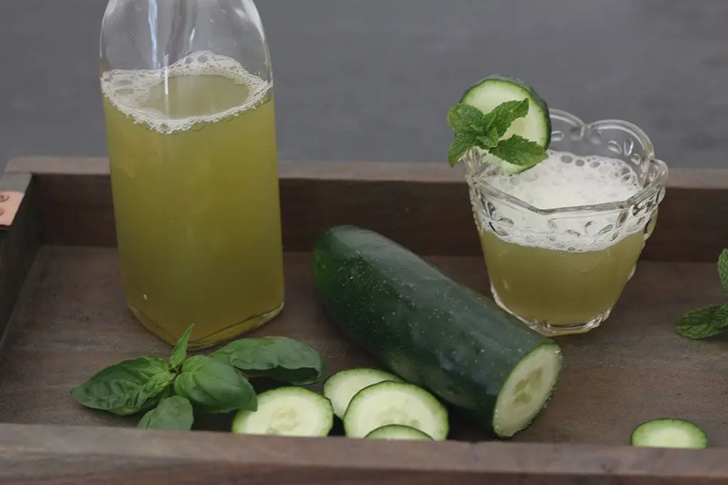 Kefir-cucumber diet