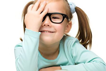 Progressive myopia in children