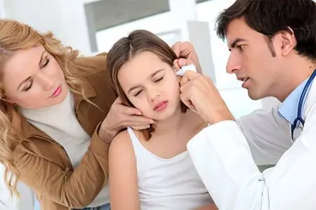 Purulent, catarrhal, exudative and otitis media in children