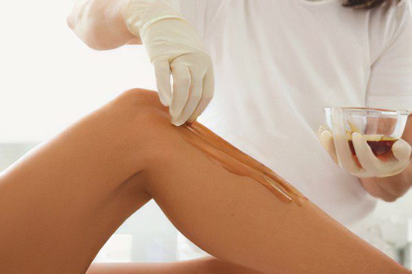 Skin irritation after waxing