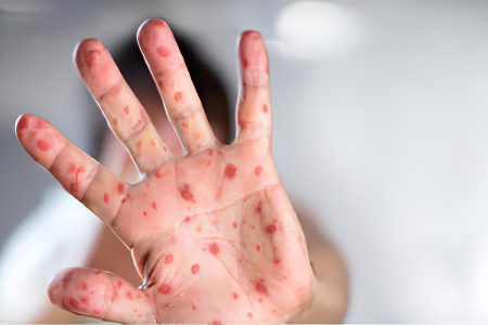 Symptoms and treatment of measles in adults