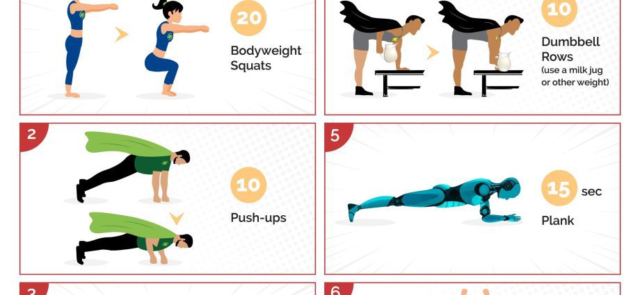 The most effective and simple workouts without a trainer at home