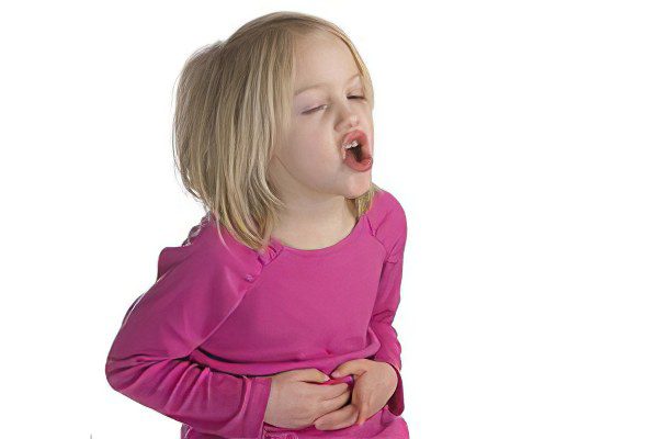 Vomiting in a child without fever and without diarrhea