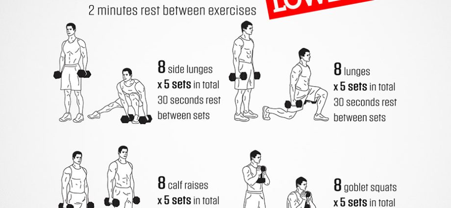 Workouts for the muscles of the whole body (Owerbody)