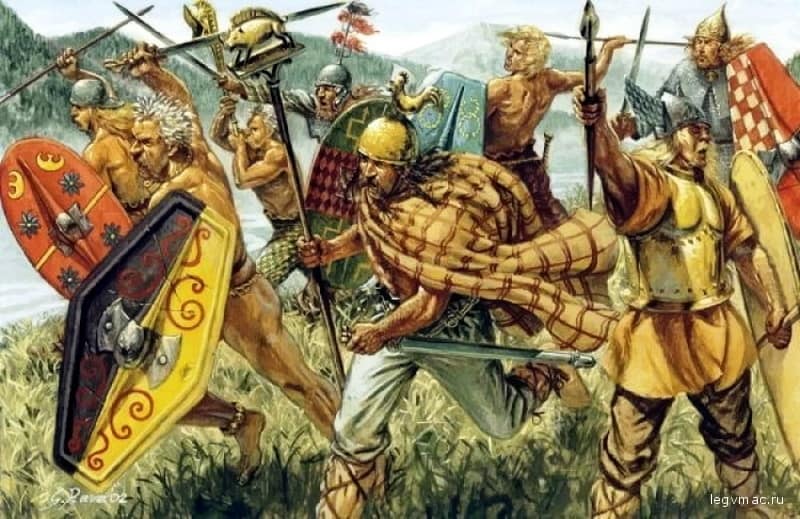 10 barbarian tribes that the Romans fought against