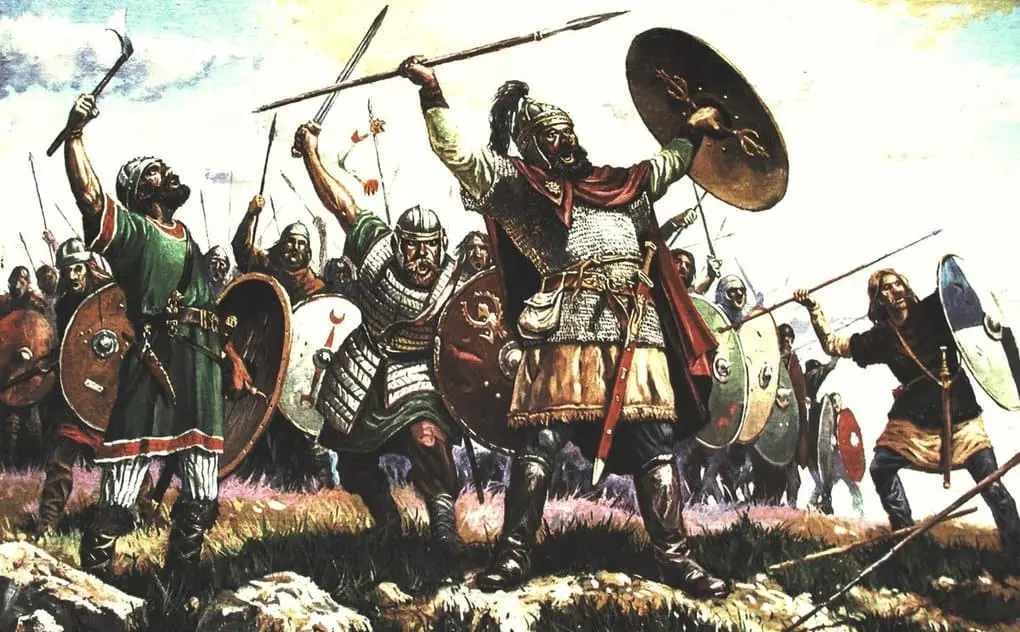 10 barbarian tribes that the Romans fought against