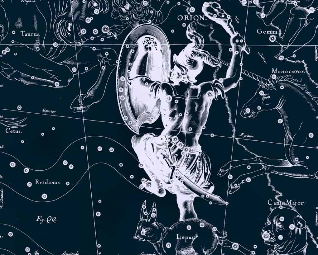 10 constellations named after the heroes of ancient myths