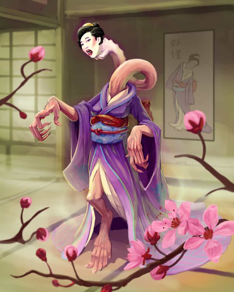 10 Creepy Creatures From Japanese Folklore