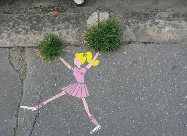 20 amazing moments when street art is in harmony with nature