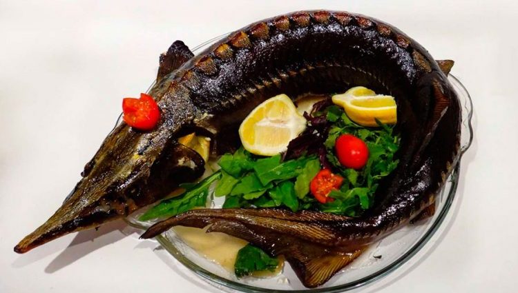 Baked sturgeon in the oven: delicious recipes whole and in pieces