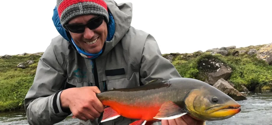 Catching char: spinning tackle for catching arctic char in Kamchatka