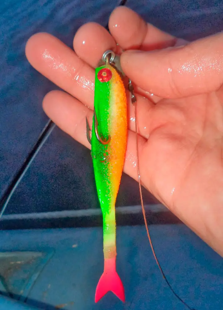 Catching pike on a foam rubber fish. Secrets of foam rubber