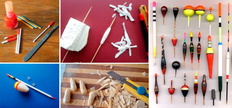 Pelampung DIY dari: kayu, busa, bulu, tabung