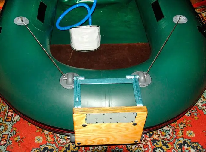 Do-it-yourself PVC boat transom, photo and video examples