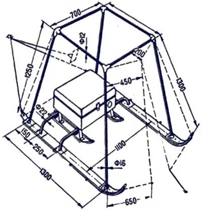 Do-it-yourself winter fishing tent: drawings, photo and video examples