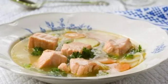 Ear from the tail and head of pink salmon, 5 delicious recipes