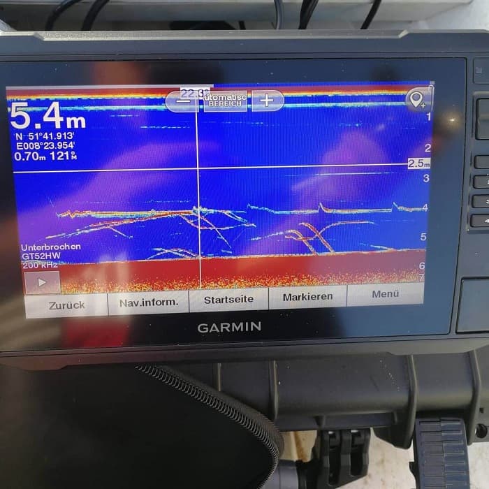 Echo sounder for fishing