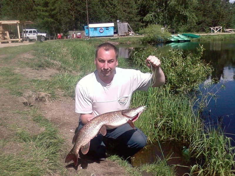 Fishing in the Sverdlovsk region