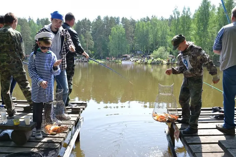 Fishing in the Sverdlovsk region