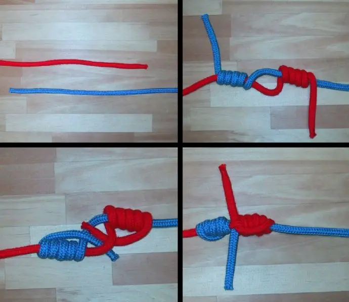 Fishing knots for hooks and leashes, connection methods